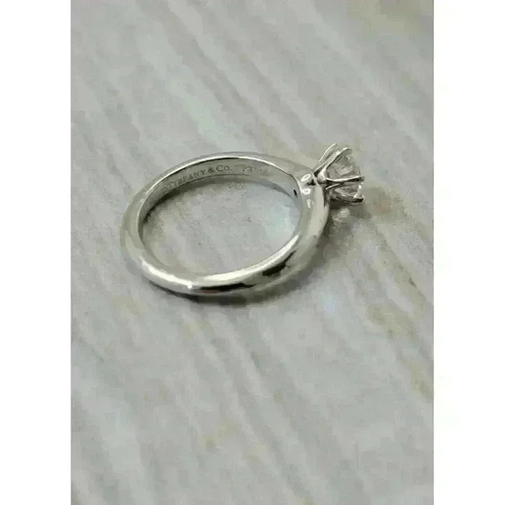 Tiffany & Co Platinum .72ct Round Brilliant Diamond Engagement Ring G-VS2 GIA - Picture 9 of 9